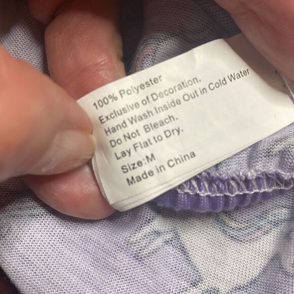 Purple Unicorn Ruffled Dog Dress M - Picture 5 of 7